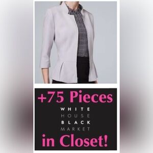 WHBM 3/4 Sleeve Jacket